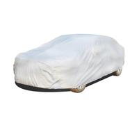 Abaodam Universal Silver Peva Car Cover for Small Cars Sun Block and Dustproof Features, Waterproof and Condensate Prevention, Easy to Put or Take, Suitable for Indoor and Outdoor