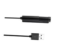 Abaodam USB 2.0 Portable Condenser Microphone for Gaming Voice Recording Chatting on Skype Sturdy Black Metal and Plastic Mic