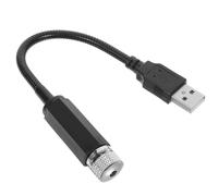 Abaodam USB Car Roof Starry Night Light Projection Lamp, Blue-purple LED Ambient Auto Interior Ceiling Lamp for Bedroom and Car Decor, Portable USB Powered Star Projector