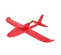 Abaodam USB Rechargeable Glowing Airplane Model with Colored Lights Lightweight Electric Flight for Safe and Use Hand-throwing Aircraft Plaything for Outdoor Fun