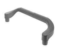 Abaodam Utility Cart Handle Replacement for Trolley and Wagon, Medium Size Thickened Plastic Push Handle with Grab Bar, Compatible with Camping Trolley and Garden Cart for Outdoor Service Use