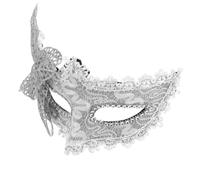 Abaodam Venetian Plastic Adjustable Mask Strap with Butterfly Face Half and Comfortable for Fit Fabric Material, Elegant Vintage Style Halloween and Parties