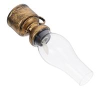 Abaodam Vintage Retro Electronic Kerosene Lamp with Realistic Flickering Light, Copper and Reusable PVC Material, for New Year Table Centerpieces and Indoor Use