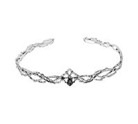 Abaodam Vintage Rhinestone Crown Headband for Women Lightweight Goddess Tiara Headpiece Elegant Bridal Headdress for Renaissance Cosplay Wedding and Queen Costume