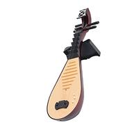 Abaodam Vintage Sitar Instrument Prop High Simulation and Lightweight Plastic Material, for Home Decoration and Party Decoration, Chic and Delicate Chinese Style Instrument Model