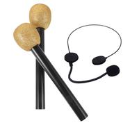 Abaodam Vintage Style Microphone Toy Retro Microphone Props Fake Mic for Boys and Girls Party Decor Stage Performance