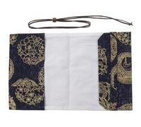 Abaodam Vintage Totem Handmade Cloth Book Sleeve for A5 Notebooks, Lightweight and Anti-wear Fabric Protector with Adjustable Fit, for Book Signing and Personal Collection