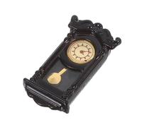 Abaodam Vintage Wall Clock Dollhouse Wall Decor Doll House Furniture Dollhouse Accessories Mini House Furniture Alloy Coffee