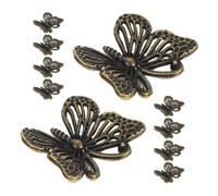 Abaodam Vintage with Alloy Drawer Zinc Butterfly in Knobs Single Hole Cabinet Handles and Anti-Slip Feature Easy Installation for Cupboards and Wardrobes Homes and Offices