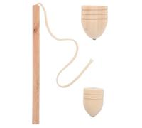 Abaodam Vintage Wooden Spinning Tops for Adults Nostalgic Wooden with Unique Handcrafted Design Outdoor Fidget Game and Timeless Entertainment