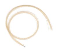 Abaodam Violin Bow Horse Hair Replacement 100% Unbleached Mongolian Horsetail with Pre-tied Sealed End Lightweight Beige Easy Attachment for Erhu and String Instruments Beginners Students