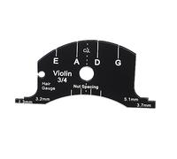 Abaodam Violin Bridge Repair Tool Multifunctional Template for Violin Bridge Part Practical Accessory Use Black Material