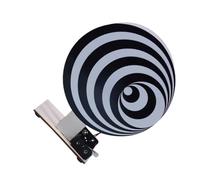 Abaodam Visual Dislocation Turntable Student Science Kit Educational for Steam Learning Sensory Integration Enhancing Scientific Experimentation and Critical Thinking Skills