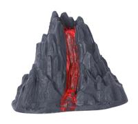 Abaodam Volcano Lava Toys Mini Toys Outdoor Decor Outdoor Statue Imitated Volcano Decor Volcano Model Garden Decorations Mini Garden Volcano Statues Aquarium Volcanic Rock Plastic