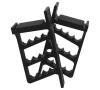 Abaodam Wall Mounted Rack 1 Pair Heavy-duty Arrow Organizer Brackets Space-saving Wall Storage for Longbow and Bow Equipment Holder Indoor Display