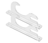 Abaodam Wall Mounted Sword Display Stand Acrylic Heavy Duty Sword Rack Space-saving Desktop and Wall Hanger Holder for Lightsabers and Collectible Blades with Easy Installation