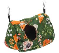 Abaodam Warm Cotton Parrot Hammock Nest for Small Birds and Pets Semi-closed Hanging Bird Tent for Cage Stress-reducing Cozy Sleeping House Suitable for Parakeets Budgies Cockatiels and