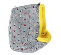 Abaodam Warm Fleece Bird Bed Hanging Hammock for Parrots Cockatiels Winter Nest Soft Cotton Cozy Bird House Cage Accessory for Autumn and Cold Seasons