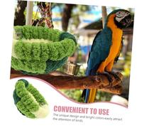 Abaodam Warm Parrot Breeding Nest for Small Birds Wear-resistant Bird Hut with Bright Colors Soft Cozy Nest Suitable for Parakeets Finches Macaws and Small Pets