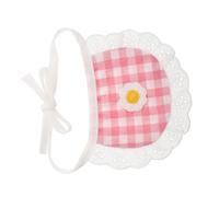 Abaodam Washable Cotton Dog Scarf Bib for Small Dogs and Cats Plaid and Flower Design Pet Bandana Neckerchief Drool Resistant Saliva Towel for Poodles and Pomeranians Easy Care Puppy