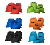 Abaodam Waterproof Dry Bag Set Green 5 Pcs 2.5l 1.5l 4.5l 3.5l 6l