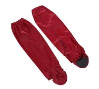 Abaodam Waterproof Foot Cover Boot Cover Red L Pair Oxford Cloth Easy to Remove Secure Fit Anti-slip Base Breathable Design for Men Women Motorcycle Riding Camping