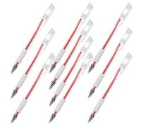 Abaodam Waterproof Mapping Pens 10Pcs Red for Eyebrow Positioning and Tattoo Marking