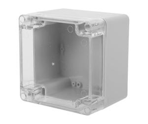 Abaodam Waterproof Plastic Electrical Project Enclosure with Hinged Cover, Breaker Compatible Housing for Automation Wiring, for Industrial Electrical Maintenance and Production Line