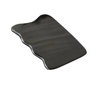 Abaodam Wavy Massaging Board Scraping Massage Tool Black Buffalo Horn Smooth Easy to Hold for Personal User and Professional Therapist Beauty Massage Salon
