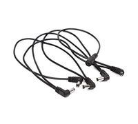 Abaodam Way Power Splitter Cable for Guitars Right Angle Guitar Patch Cable Spring-loaded for Effect Pedals