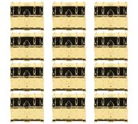 Abaodam Wedding Candy Boxes and Secure Candy Storage 12pcs Elegant European Style in Golden Plastic with Multi-occasion Versatility for Large Gatherings and Festive Events