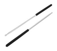 Abaodam Weighted Drum Sticks Aluminium Alloy Solid for Percussion Sound Rhythm Portable Musical Instrument Rods Exercise