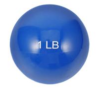 Abaodam Weighted Softball for Practice 1lb Pvc Sand Ball Blue Yoga Gravity Training Versatile Fitness Tool Strong to Use for Home Exercise