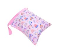 Abaodam Wet Bag for Diapers Large Capacity Dual Zippered Organizer with Stroller-Friendly Design Quick Access Nappy Pouch for Outdoor and Daily Use