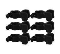 Abaodam Wheelchair Walking Stick Rack and Bicycle Flashlight Holder 6pcs Set Adjustable Clamp LED Mount for Mobility Scooter Organizer and Walking Accessories for Seniors