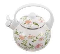 Abaodam Whistling Kettle Compatible with Induction Cooktops 2.2l Enamel with Thickened Water Kettle Design Stylish Exterior, Excellent Insulation for Convenient Tea Brewing