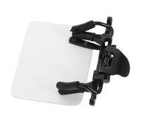 Abaodam White Abs Clip-on Shooting Eye Patch for Glasses with Quick Switching and Optimized Goal Recognition, for Frequent Outdoor Use and Cloudy Skies to Shooting Aim Assist