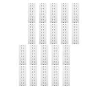 Abaodam White Alphabet Index Tabs Stickers Self-Adhesive Paper Labels 30 Sheets Through Z Writable Surface for Easy Labeling, Leaves No Residue, for Notebooks and Cabinets