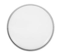 Abaodam White Double Layer Polyester Film Drum Skin Replacement Lightweight and Sturdy Percussion Drum Skin for Jazz Kit and Hand Practice