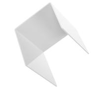 Abaodam White Eyelash Extension Stand Lash Extension Tool Organizer Tray Plastic Sleek Minimalist Design Efficient Grafting Assistance for Workspace Professionals