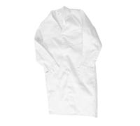 Abaodam White Lab Coat for Doctors and Scientists Polycotton Long Sleeve with Button Fit Medical Uniform for Boys and Safe Science Experiment Costume for School Role Play