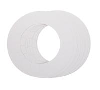 Abaodam White Paper Pads Serrated Design to Prevent Wax Dripping 3 Bags 30pcs Each Waxing Machine Accessory for Depilatory Wax Machine for Hair Removal