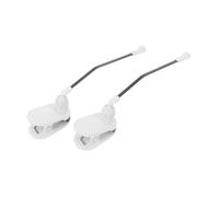 Abaodam White Piano Book Clips Music Holders for Keyboard Clamp Music Stand for Concerts Teaching and Practice Portable and Stable Page Markers for Musicians