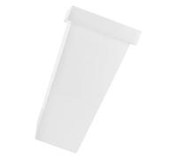 Abaodam White Plastic Flower Wake Bucket for Household Use, Modern and Simple Flower Arrangement Container Suitable for Gardening and Office Decoration