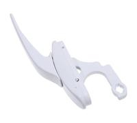 Abaodam White Zinc Alloy Casement Window Locking Handle with Secure Locking and Sturdy Construction Replacement Offset Window Latch Lever Suitable for Modern Décor
