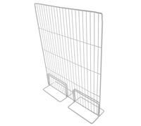 Abaodam Wire Shelf Dividers Fridge Separator White Iron Metal Long Time Use Convenient Food Classification for Household Freezers Commercial Use