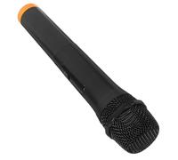 Abaodam Wireless Handheld Microphone Dual Channel Cordless Mic System for Outdoor Live Streaming and Karaoke, Abs Material, Compatible with Home Stage Use, Receiver Included Random Color