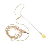 Abaodam Wireless Headset Microphone 3.5mm Plug Ear-hook Mic for Singing and Speaking, Cordless Overhead Mic Suitable for Teaching, Presentations, and Camera Use