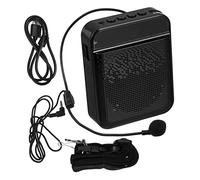 Abaodam Wireless Voice Amplifier Portable Speaker Rechargeable Amplifier for Outdoor Guide Teaching Events Display Screen