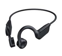 Abaodam Wireless Waterproof Abs Material with Digital Display and-ear Headphones Rechargeable Battery, Optimal Safety Design Black for Running and Outdoor Activities